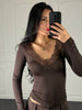 MAGLIA BASIC PIZZO - Dverso Fashion