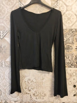 maglia basic scollo a v - Dverso Fashion