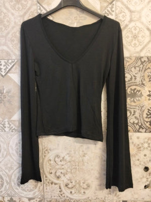 maglia basic scollo a v - Dverso Fashion