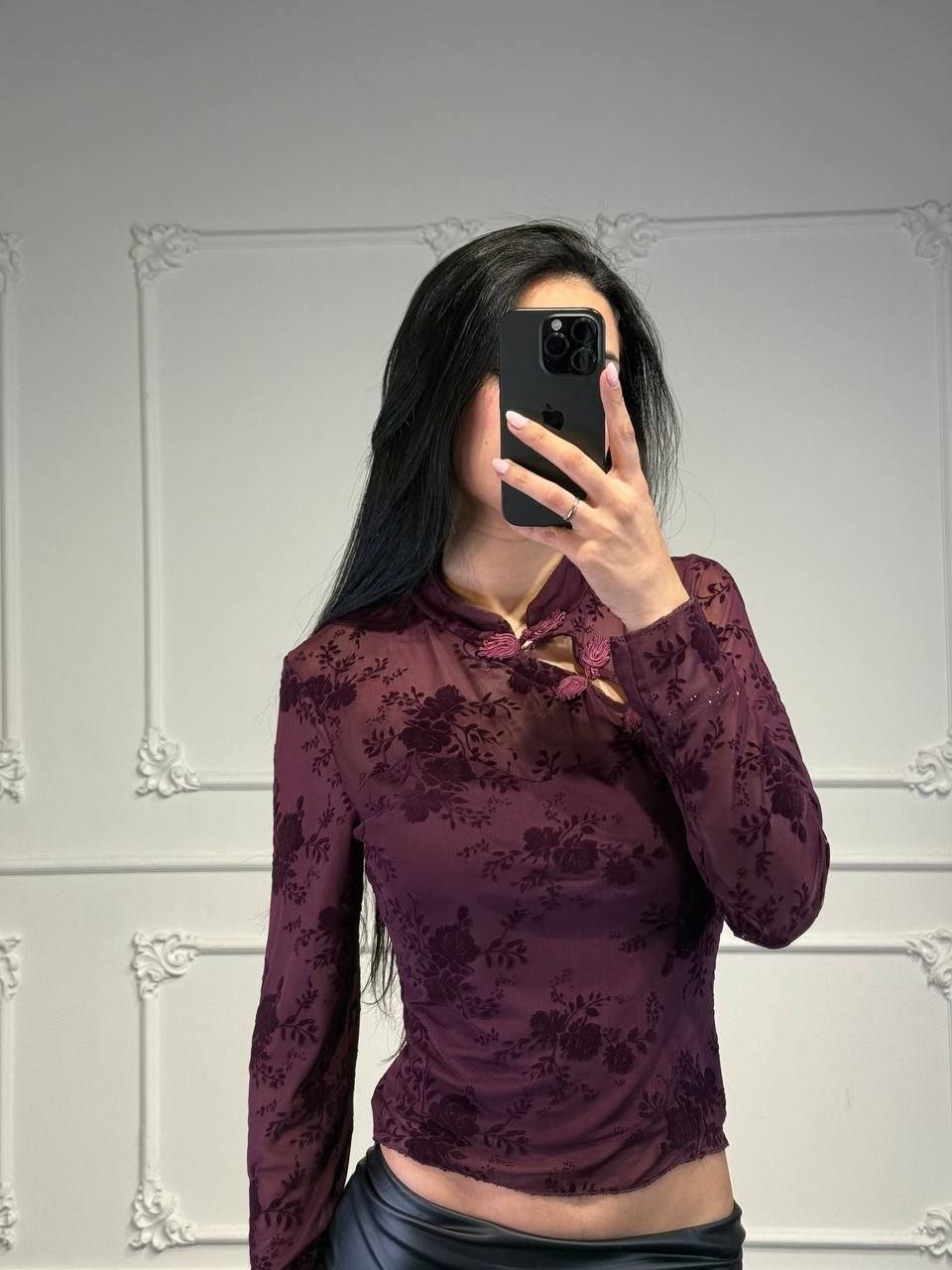 maglia china velata - Dverso Fashion