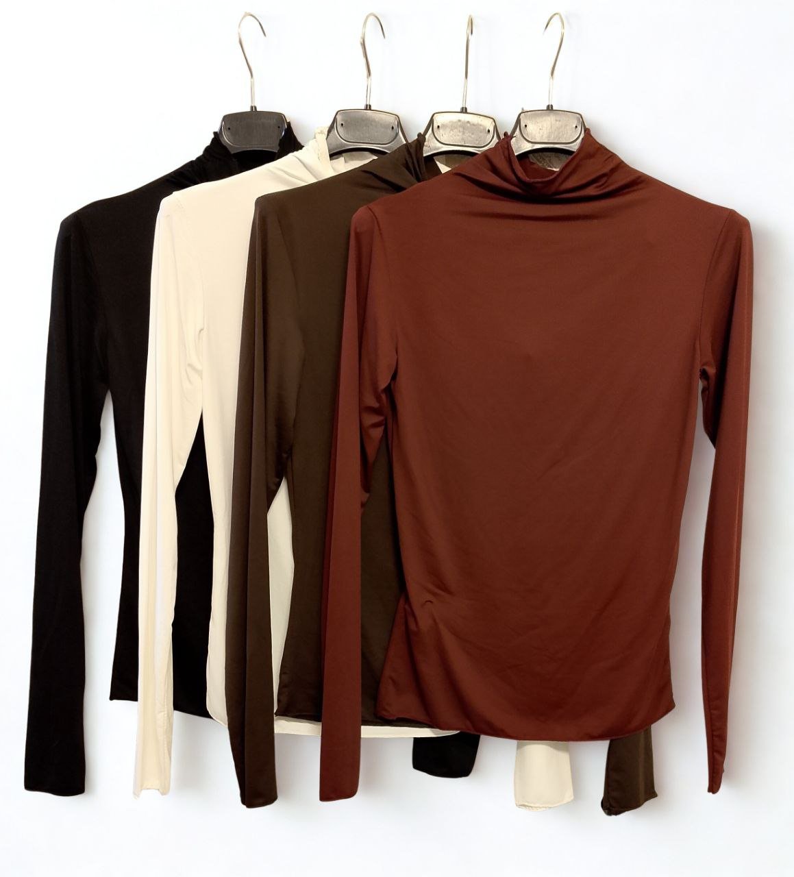 maglia collo alto microfibra - Dverso Fashion