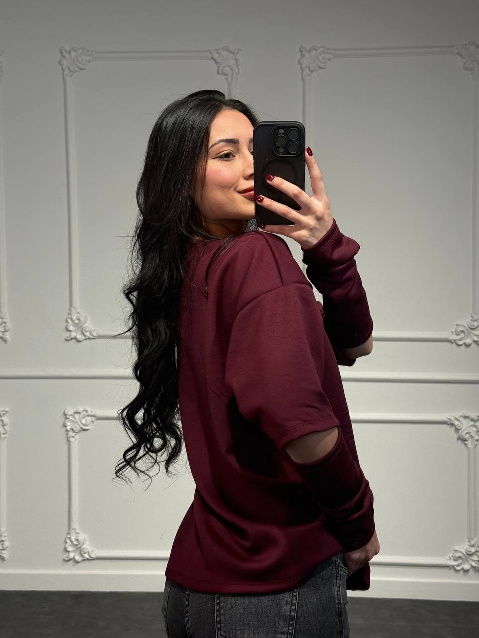 Maglia con guanti - Dverso Fashion