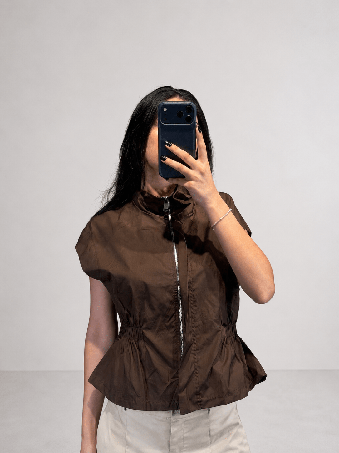 maglia con zip - Dverso Fashion