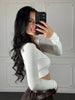 MAGLIA COSTINE CROP - Dverso Fashion