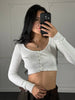 MAGLIA COSTINE CROP - Dverso Fashion