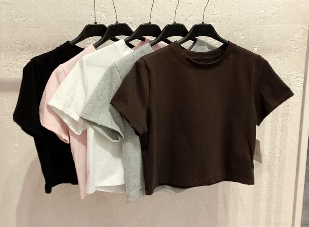 maglia crop in cotone - Dverso Fashion