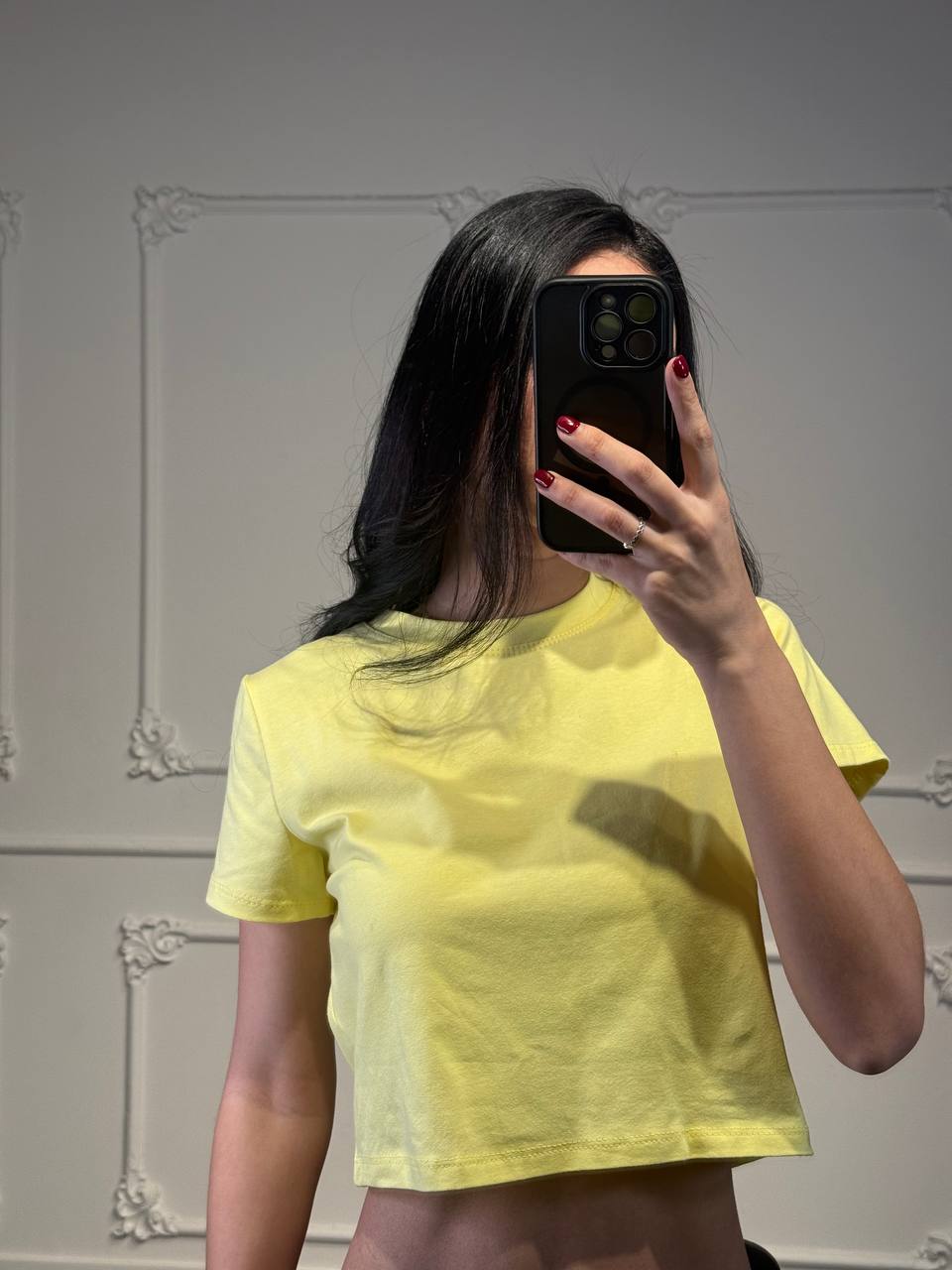 maglia crop in cotone - Dverso Fashion