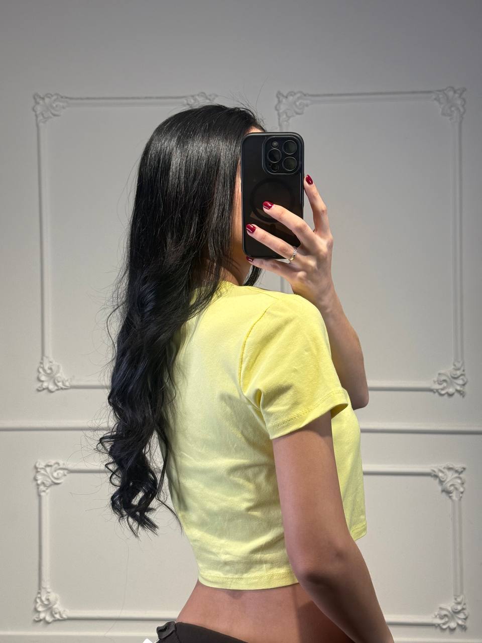 maglia crop in cotone - Dverso Fashion