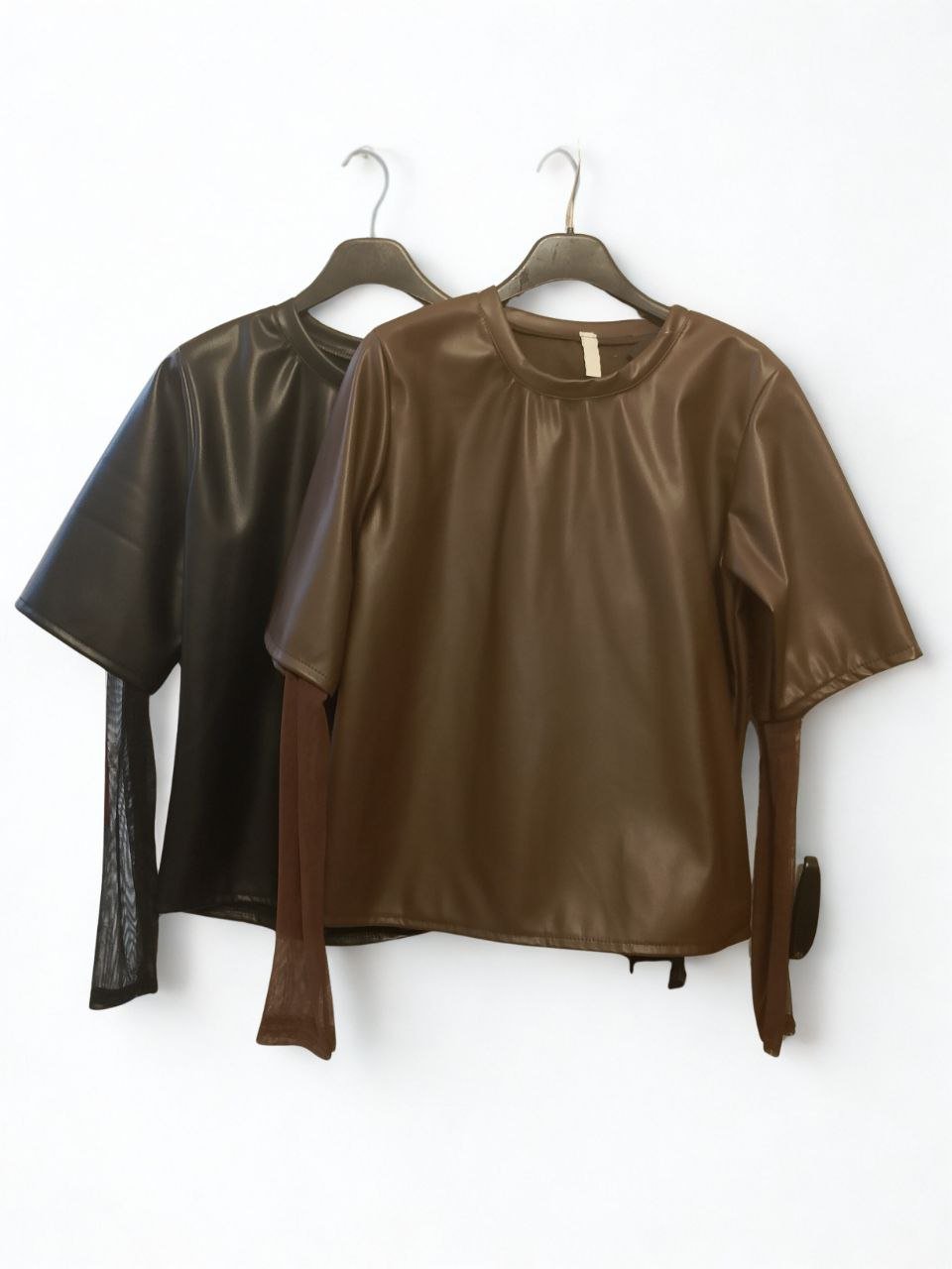 Maglia in pelle - Dverso Fashion