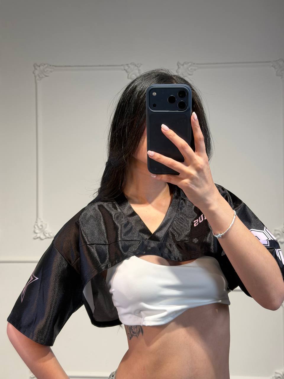 maglia in raso + top in licra - Dverso Fashion