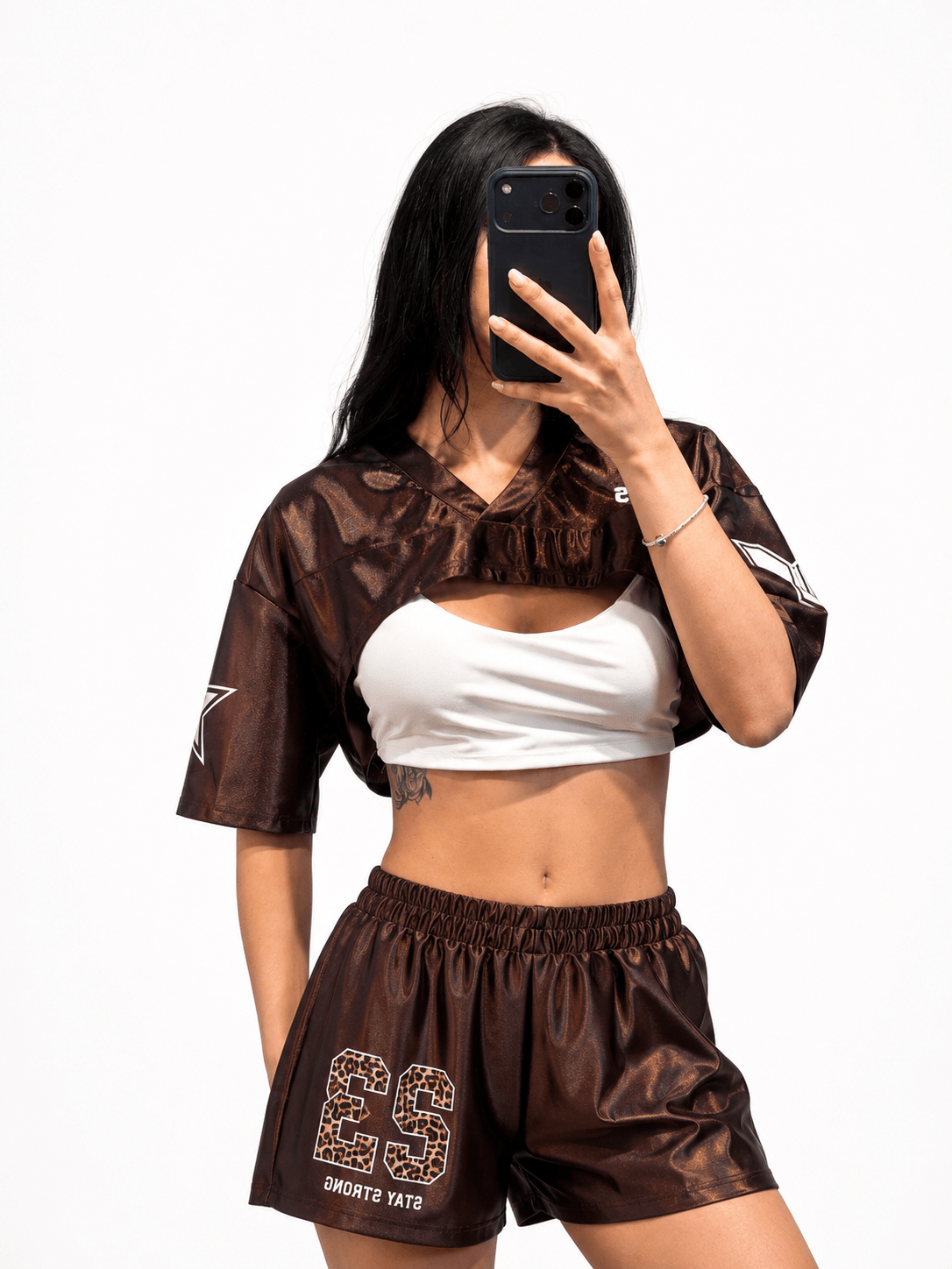 maglia in raso + top in licra - Dverso Fashion