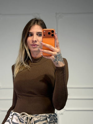 maglia lupetto con spalline - Dverso Fashion