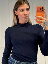 maglia mezzo collo in cotone - Dverso Fashion