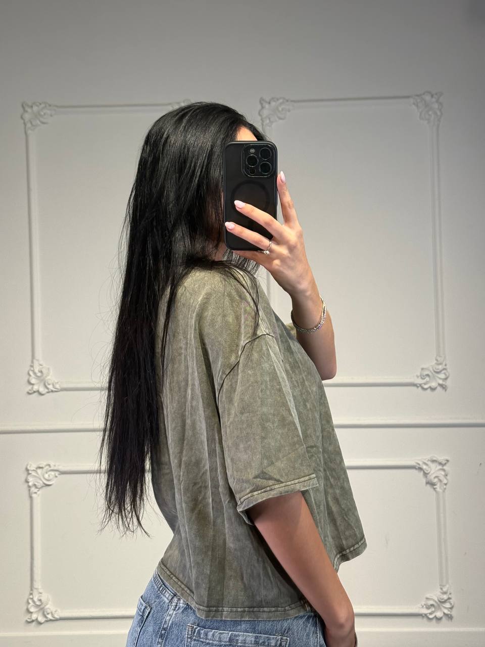 maglia oversize stone washed - Dverso Fashion