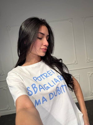 maglia scritte - Dverso Fashion