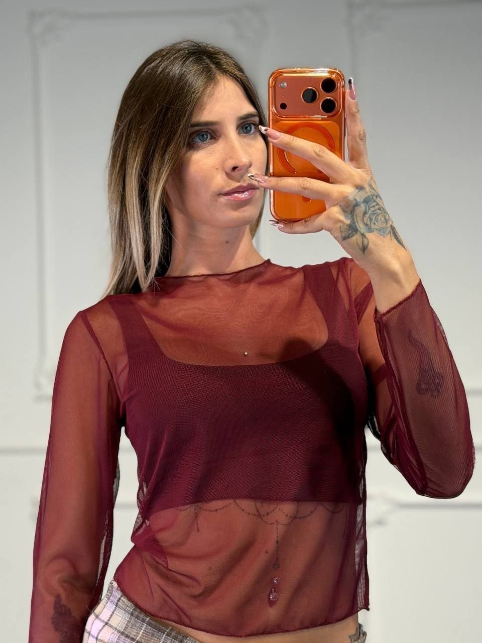 maglia semivelata - Dverso Fashion