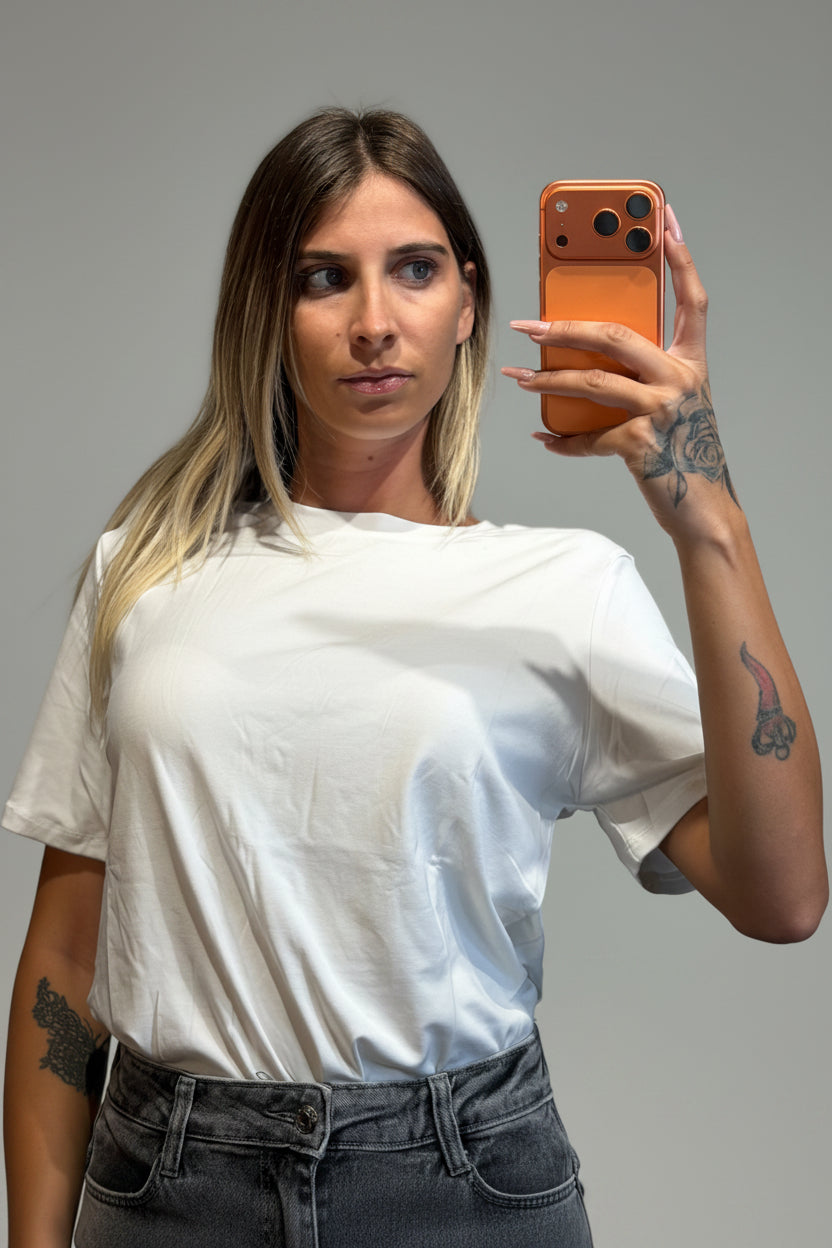 maglia semplice maniche corte - Dverso Fashion