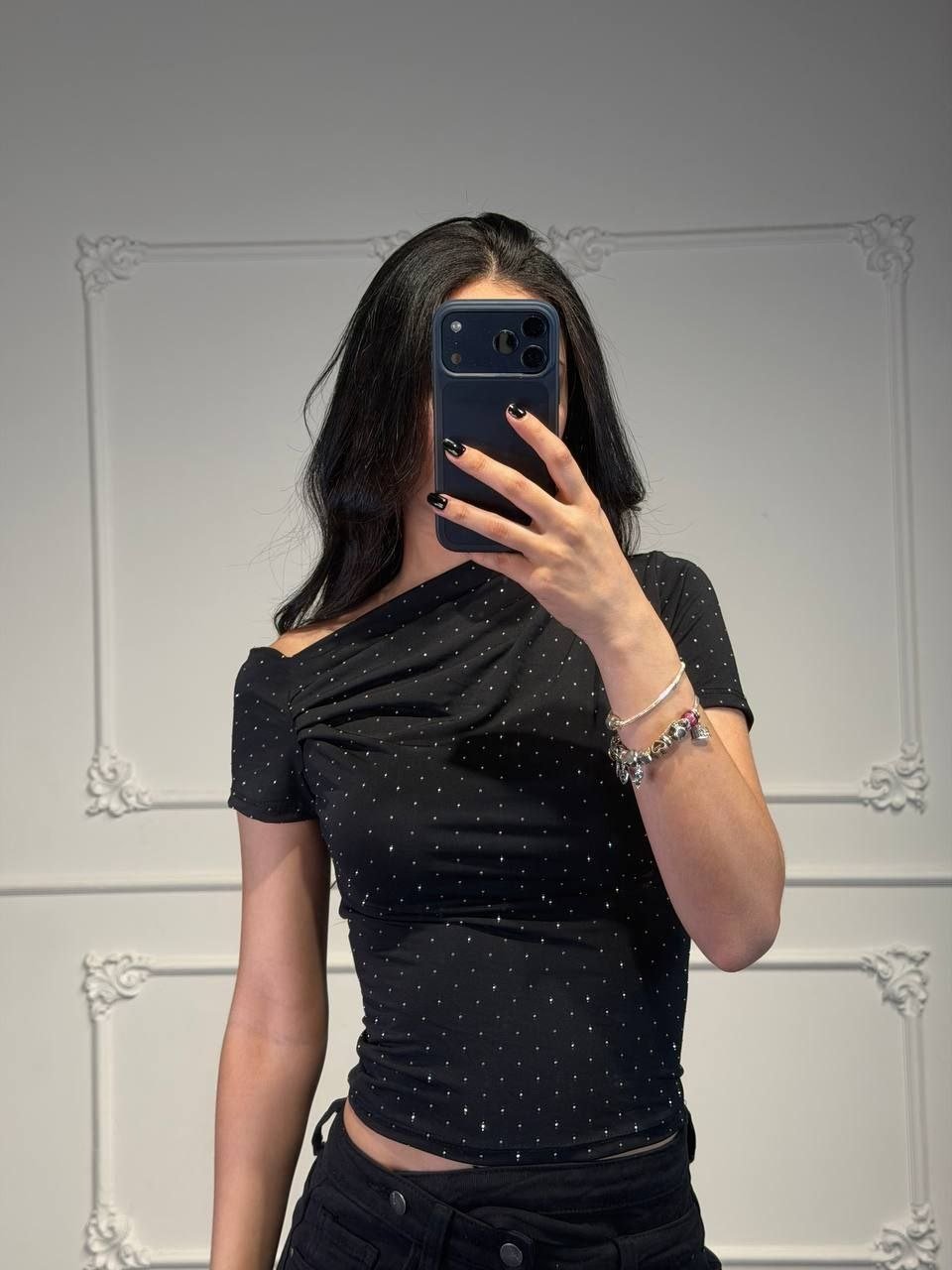 maglia strass - Dverso Fashion