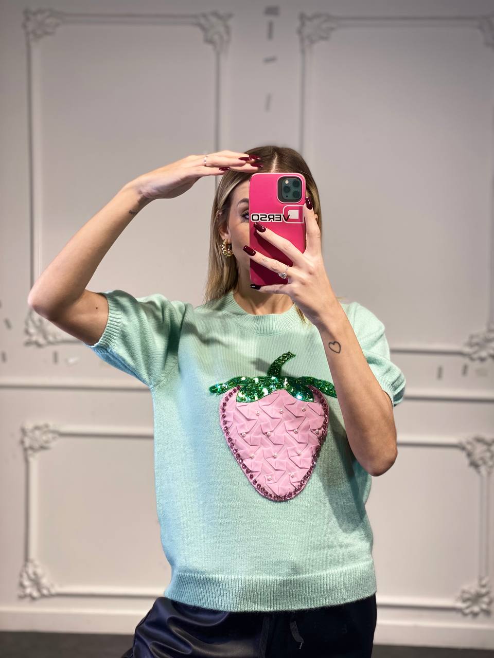 Maglia Strawberry - Dverso Fashion