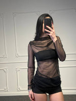 maglia trasparente - Dverso Fashion