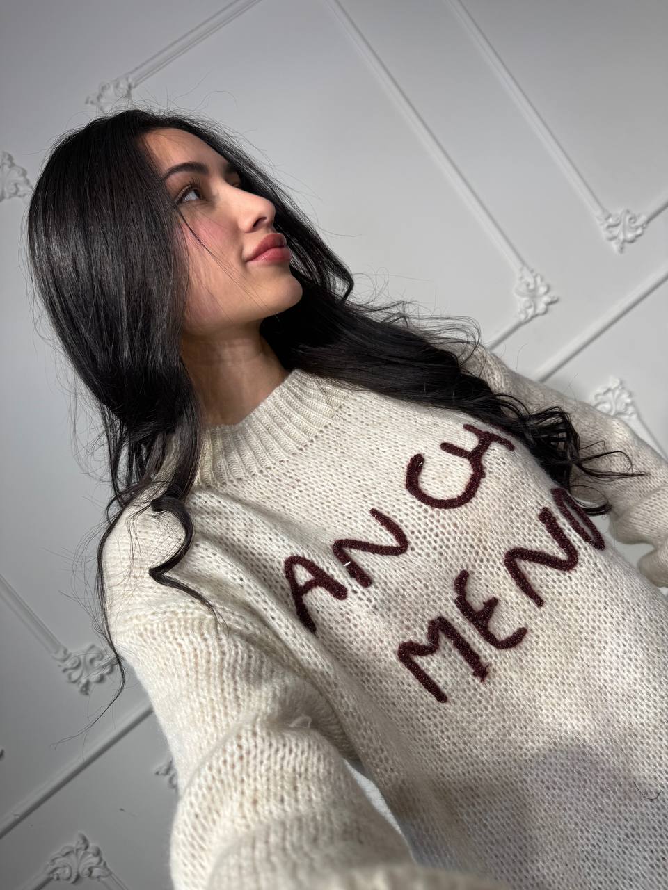 Maglione Anche Meno con manica bombata - Dverso Fashion