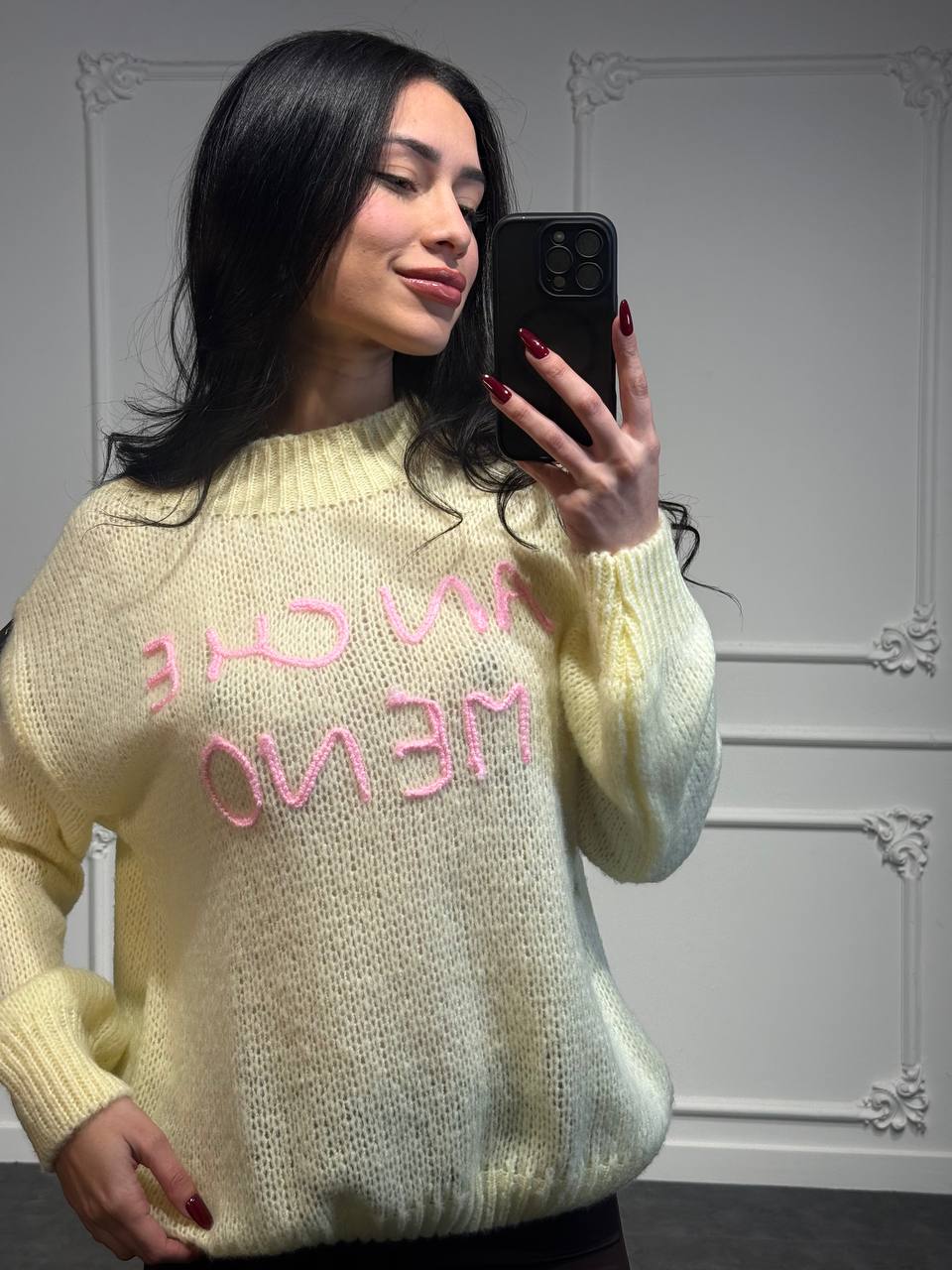 Maglione Anche Meno con manica bombata - Dverso Fashion