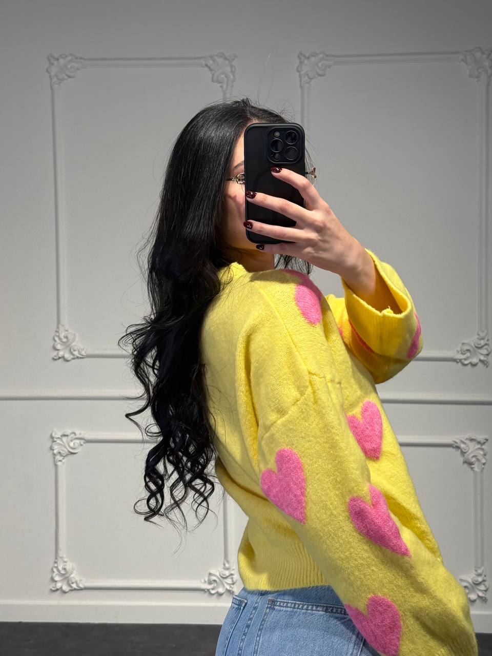 Maglione Cuori - Dverso Fashion