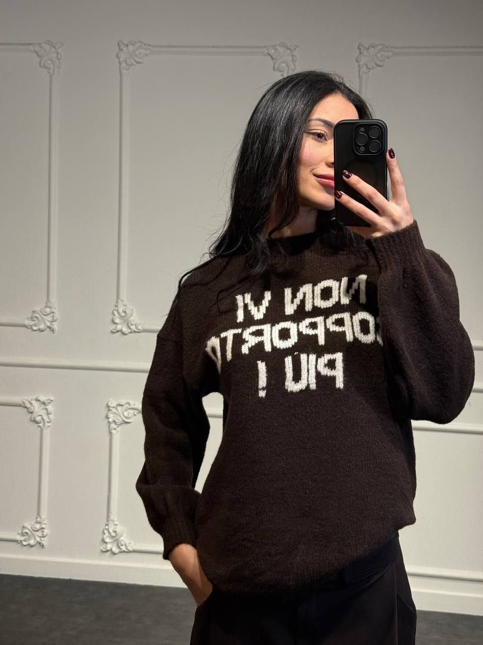 Maglione Non Vi Sopporto Piu' - Dverso Fashion