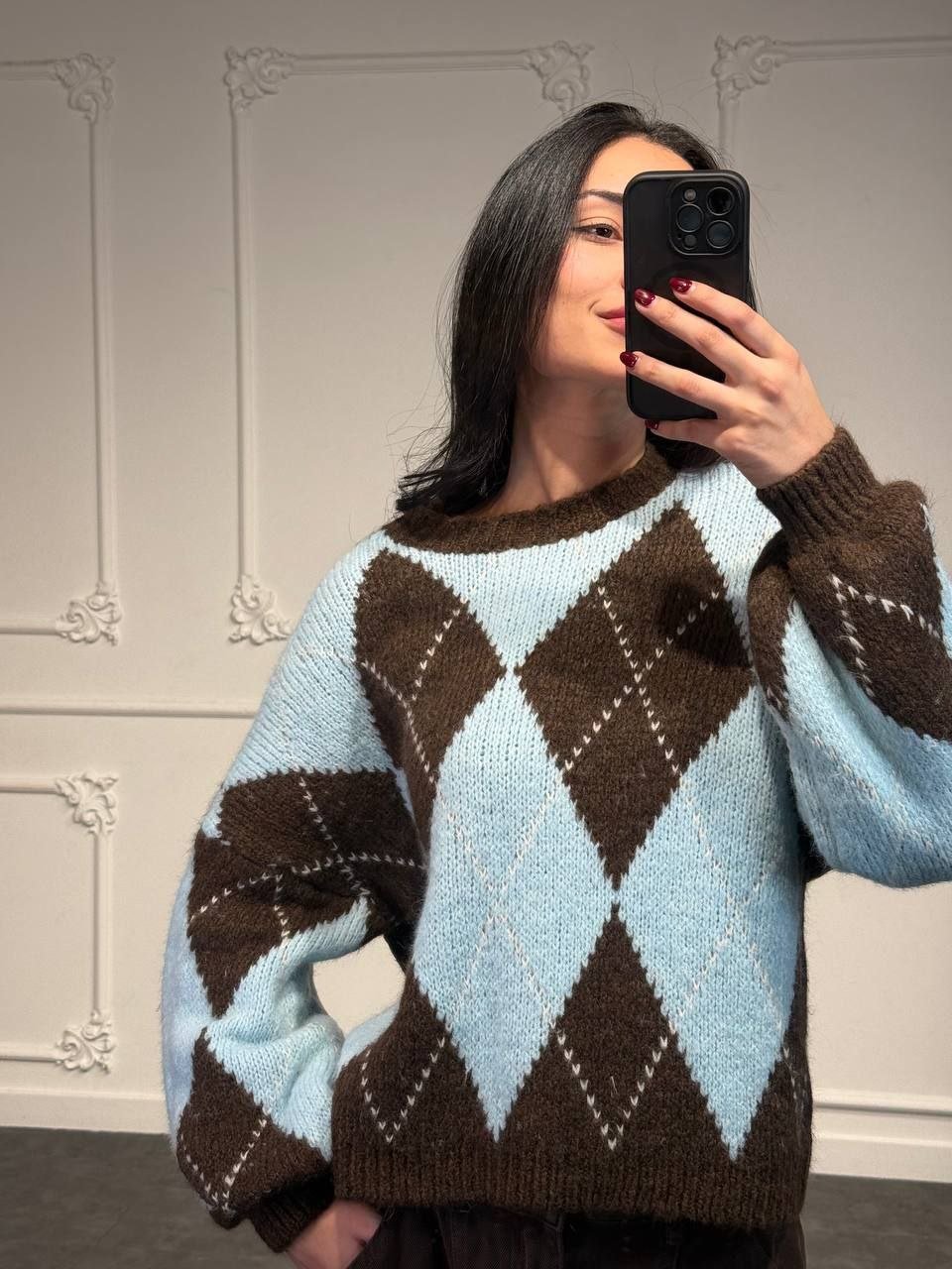 Maglione Rombi - Dverso Fashion