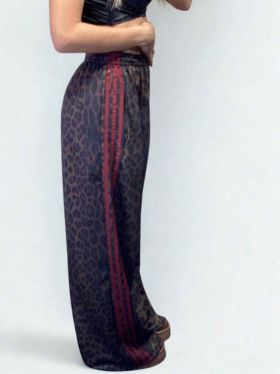 Pantalone Adi Leopardato - Dverso Fashion