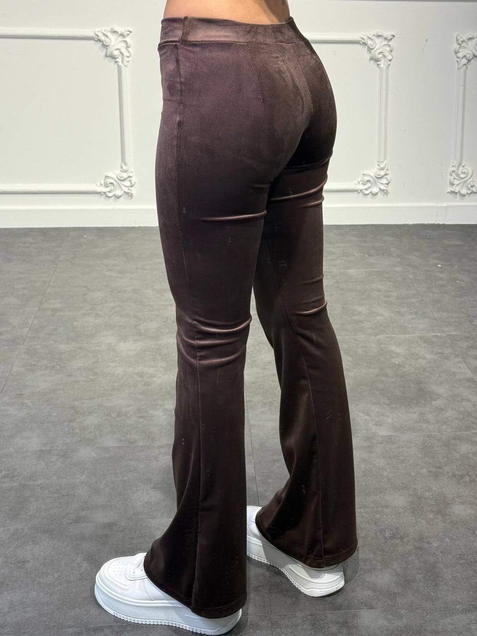 pantalone classic in velluto - Dverso Fashion