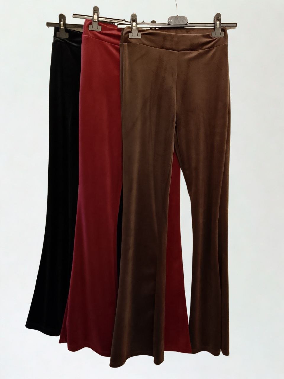 pantalone classic in velluto - Dverso Fashion