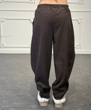 pantalone con fondo con bottone - Dverso Fashion