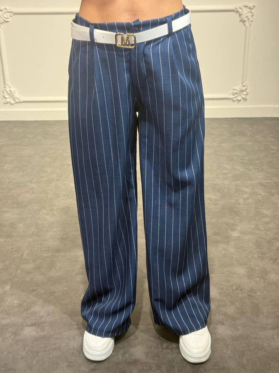 pantalone gessato - Dverso Fashion