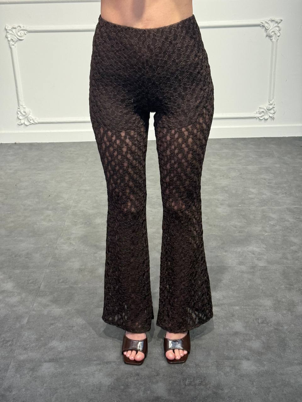 Pantalone in pizzo - Dverso Fashion