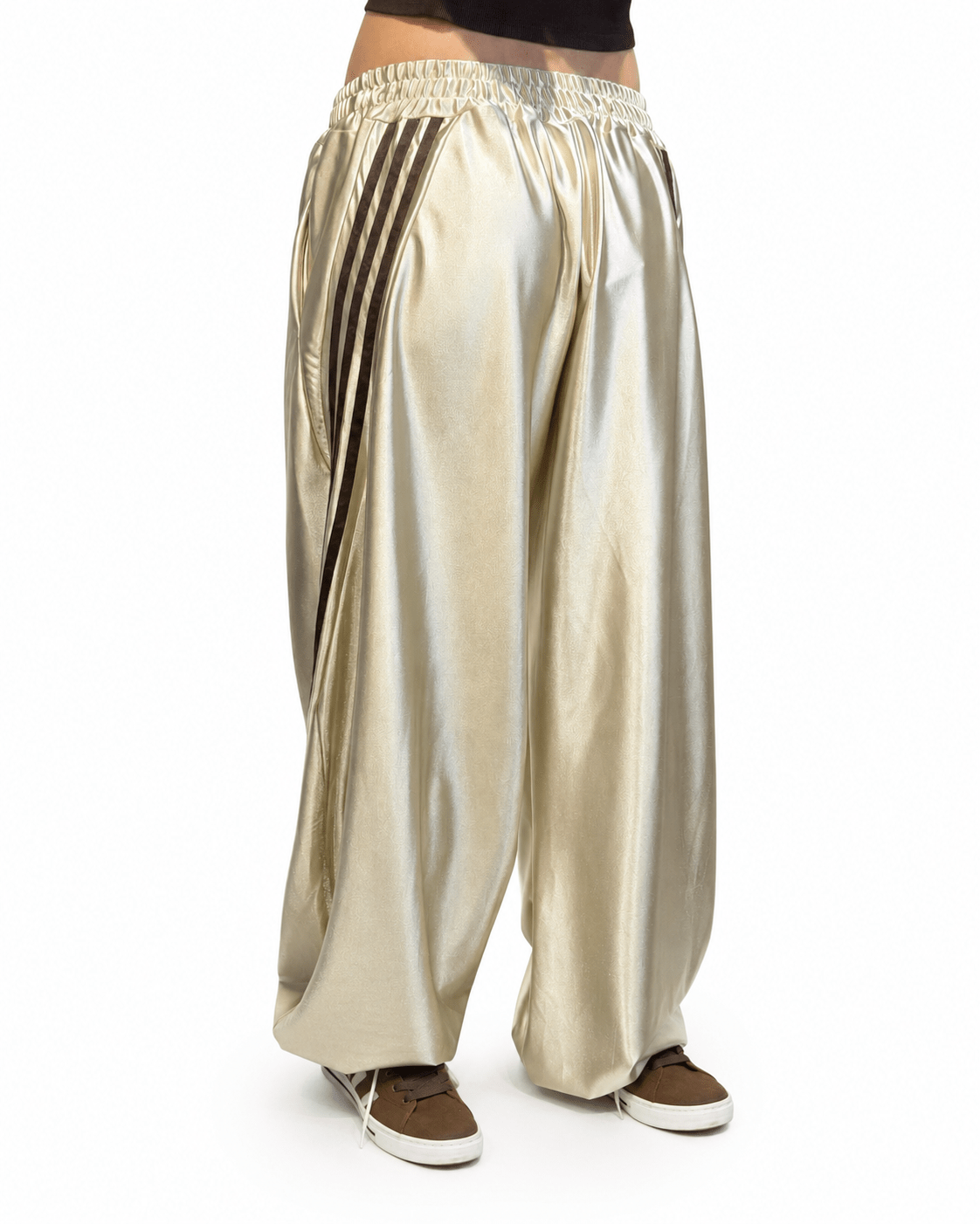 pantalone kiara in raso - Dverso Fashion