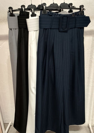 pantalone lux gessato - Dverso Fashion