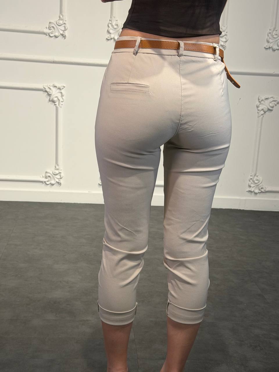 pantalone pinocchietto elegante - Dverso Fashion