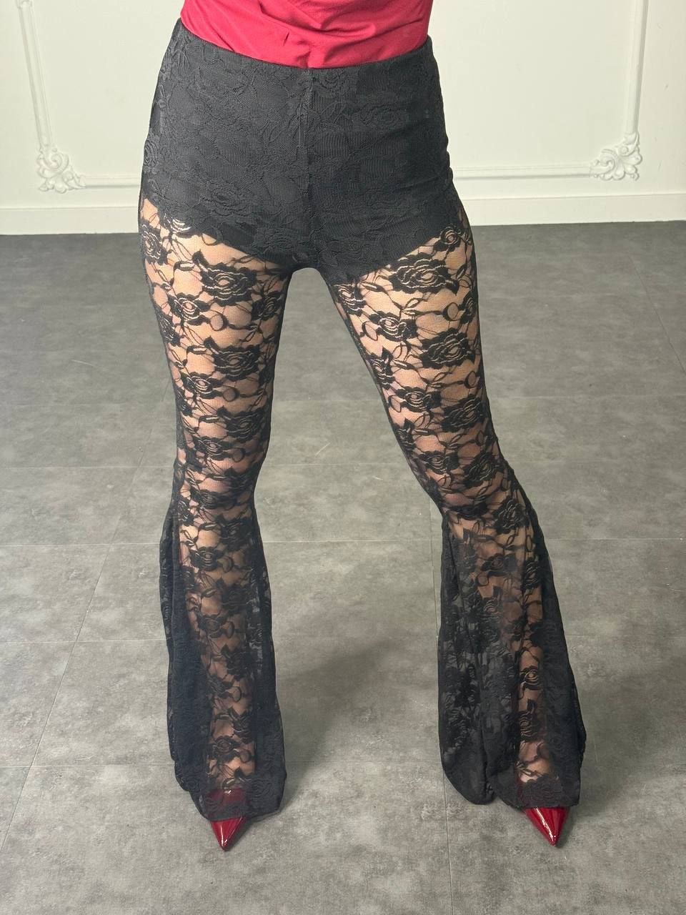 PANTALONE PIZZO ELEGANT - Dverso Fashion
