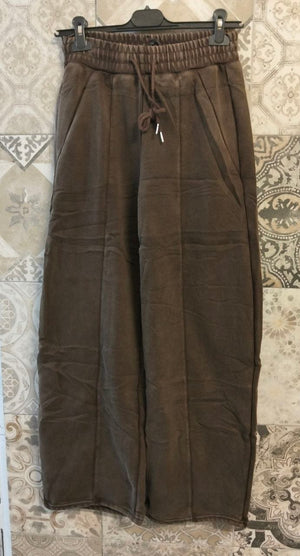 pantalone tuta washed a palazzo - Dverso Fashion