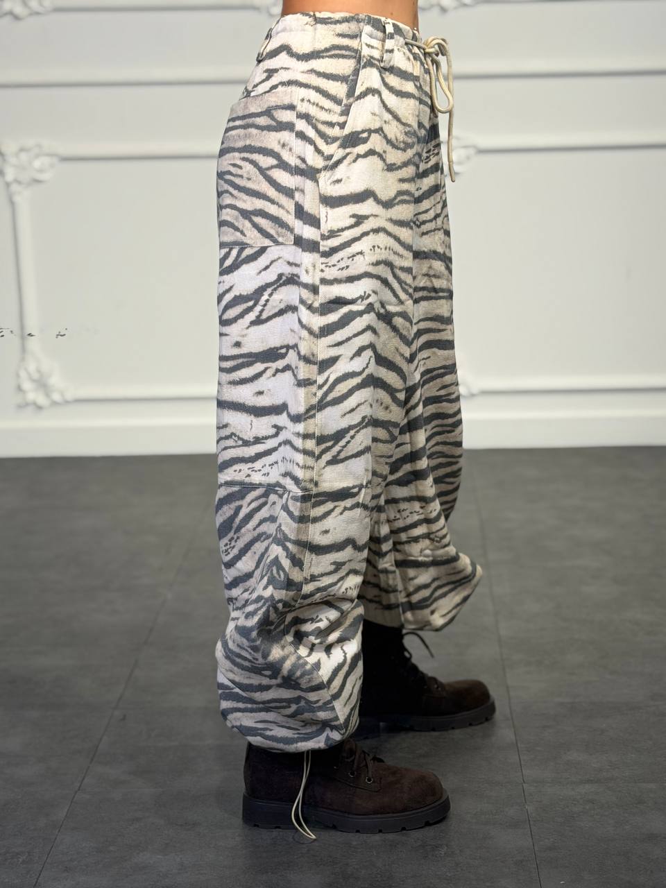 pantalone zebrato - Dverso Fashion