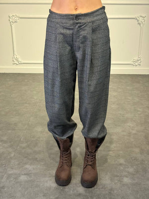pantaloni a quadri eleganti - Dverso Fashion