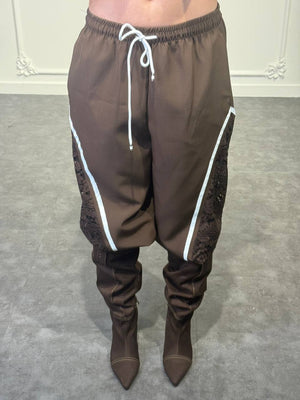 pantaloni con pizzo - Dverso Fashion