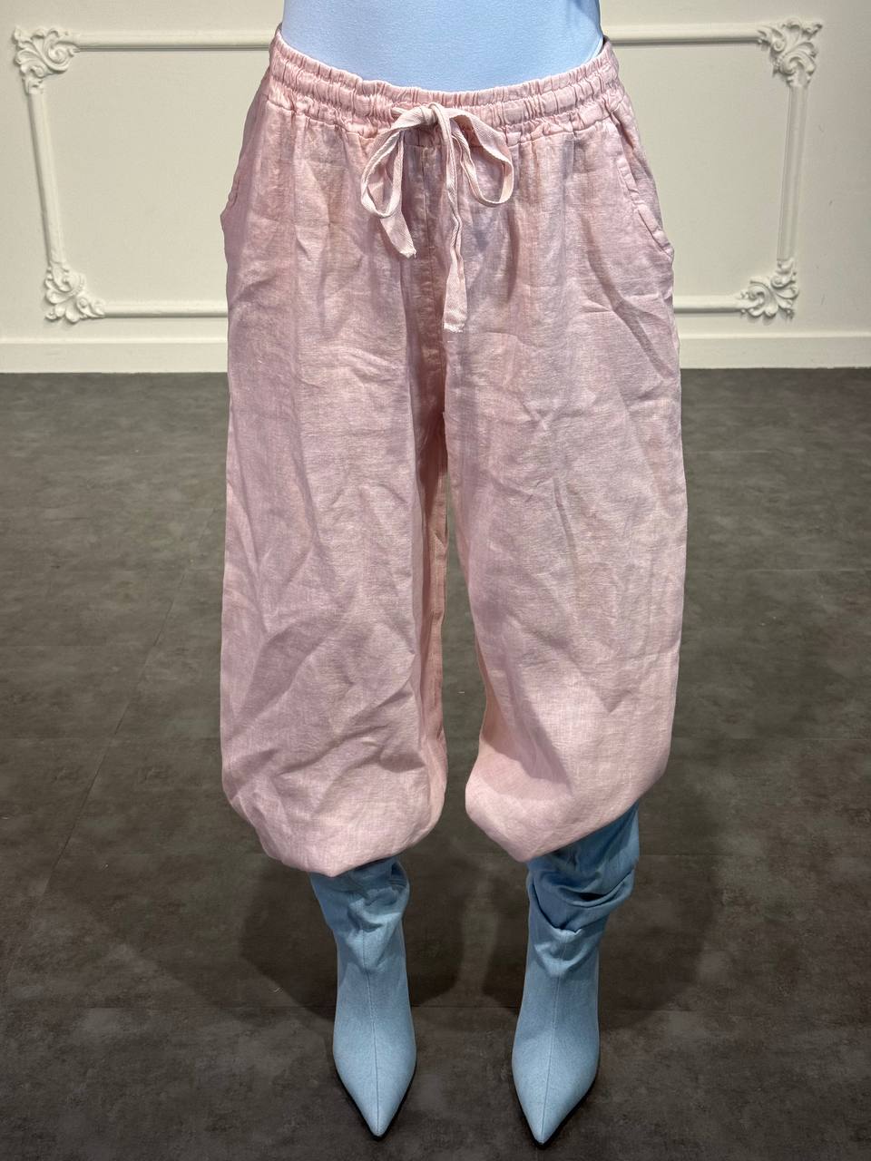 pantaloni in lino - Dverso Fashion