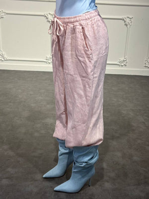 pantaloni in lino - Dverso Fashion