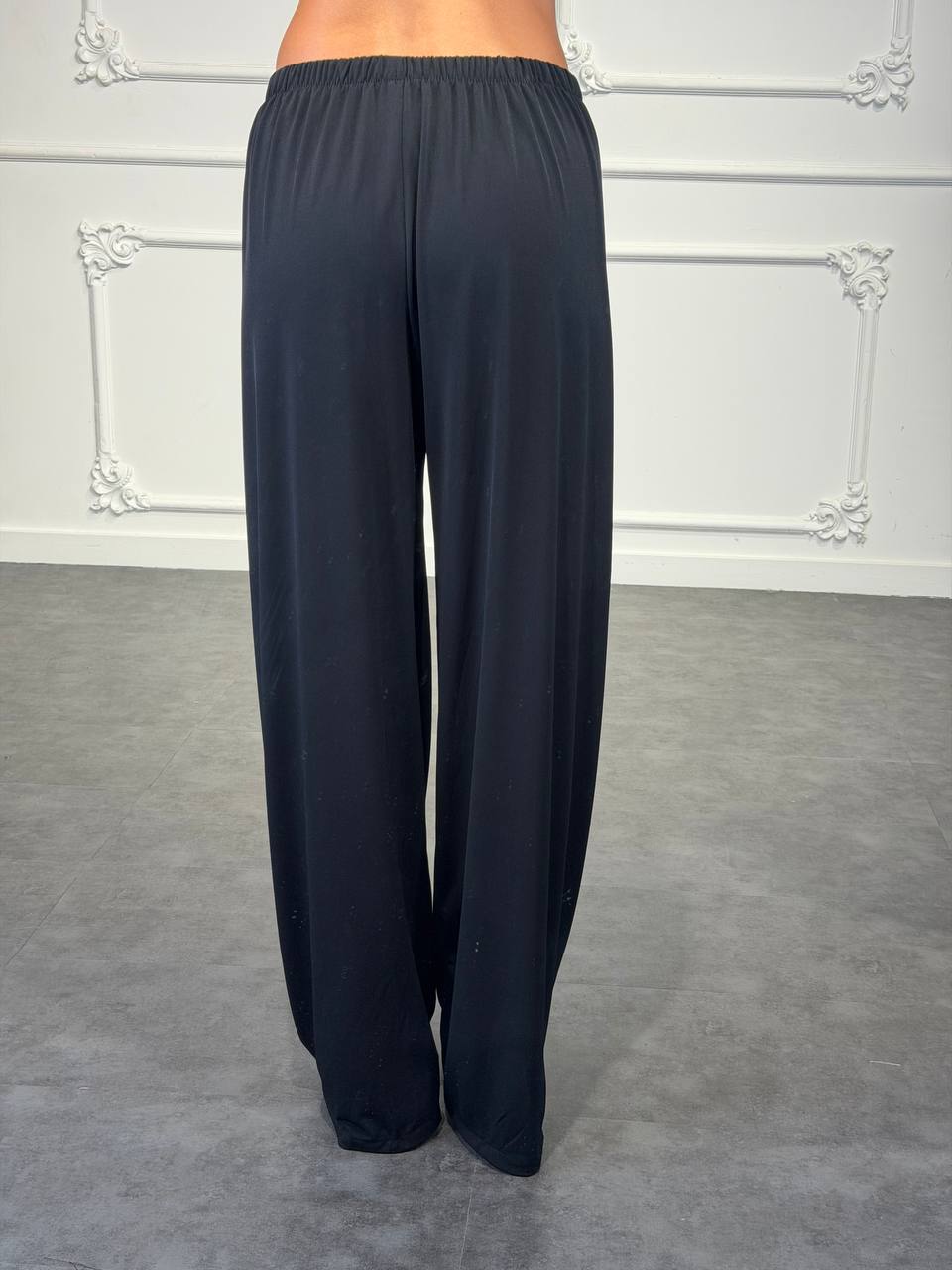 Pantaloni Palazzo Velati con Fodera Interna e Vita Elasticizzata - Dverso Fashion