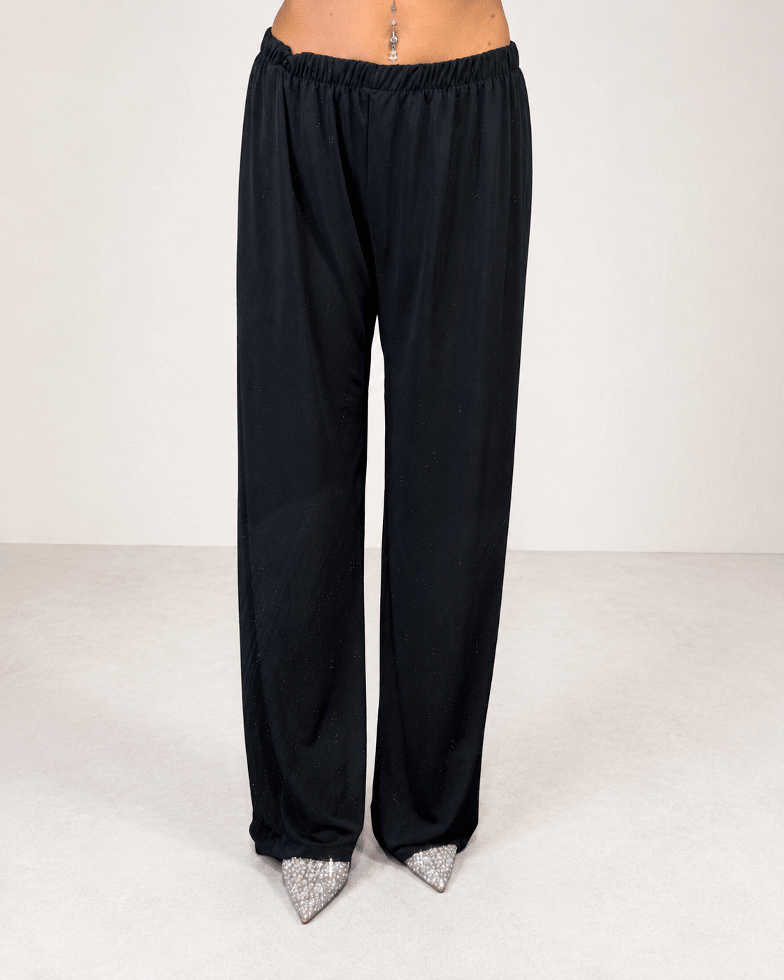 Pantaloni Palazzo Velati con Fodera Interna e Vita Elasticizzata - Dverso Fashion