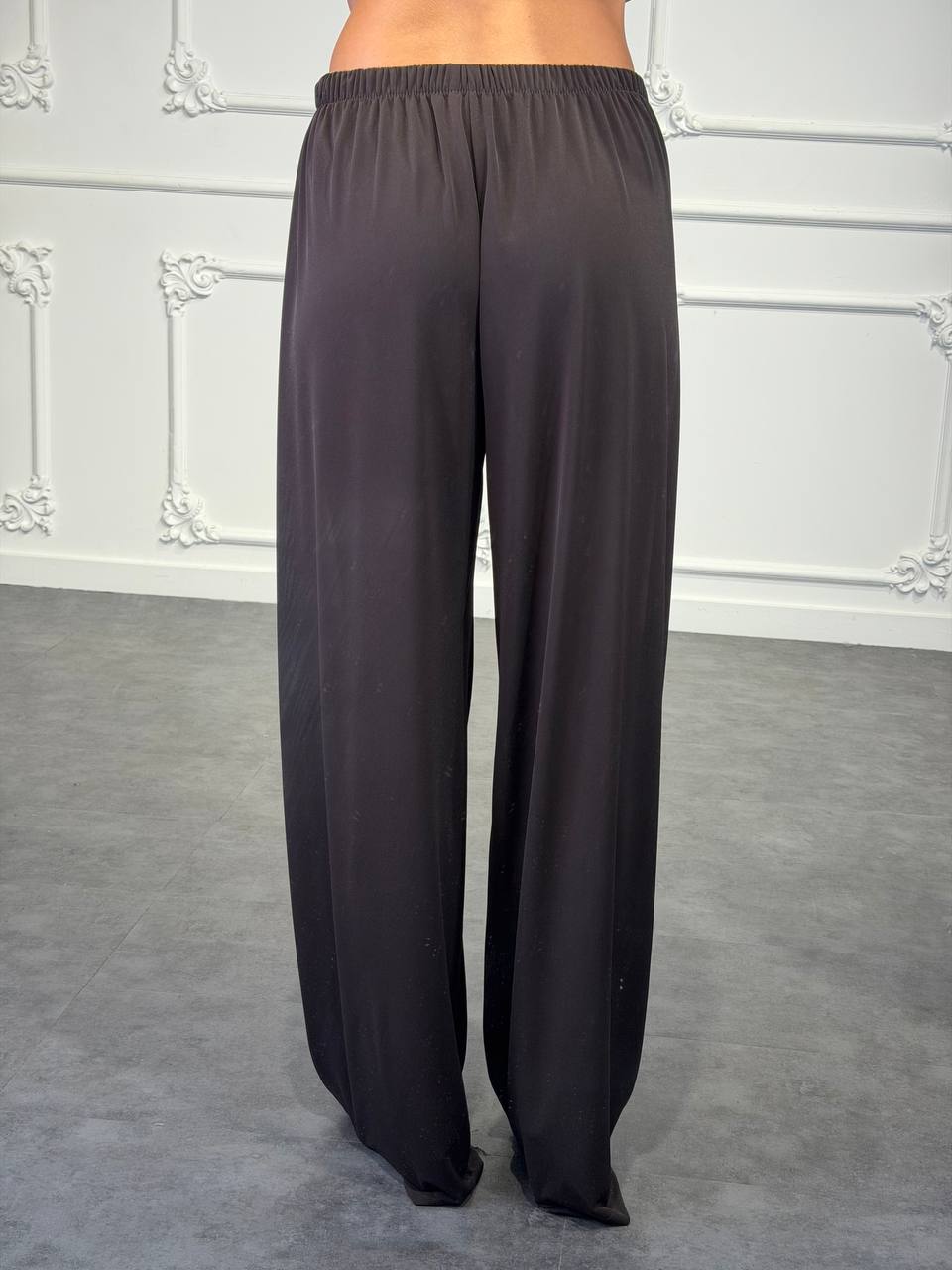 Pantaloni Palazzo Velati con Fodera Interna e Vita Elasticizzata - Dverso Fashion
