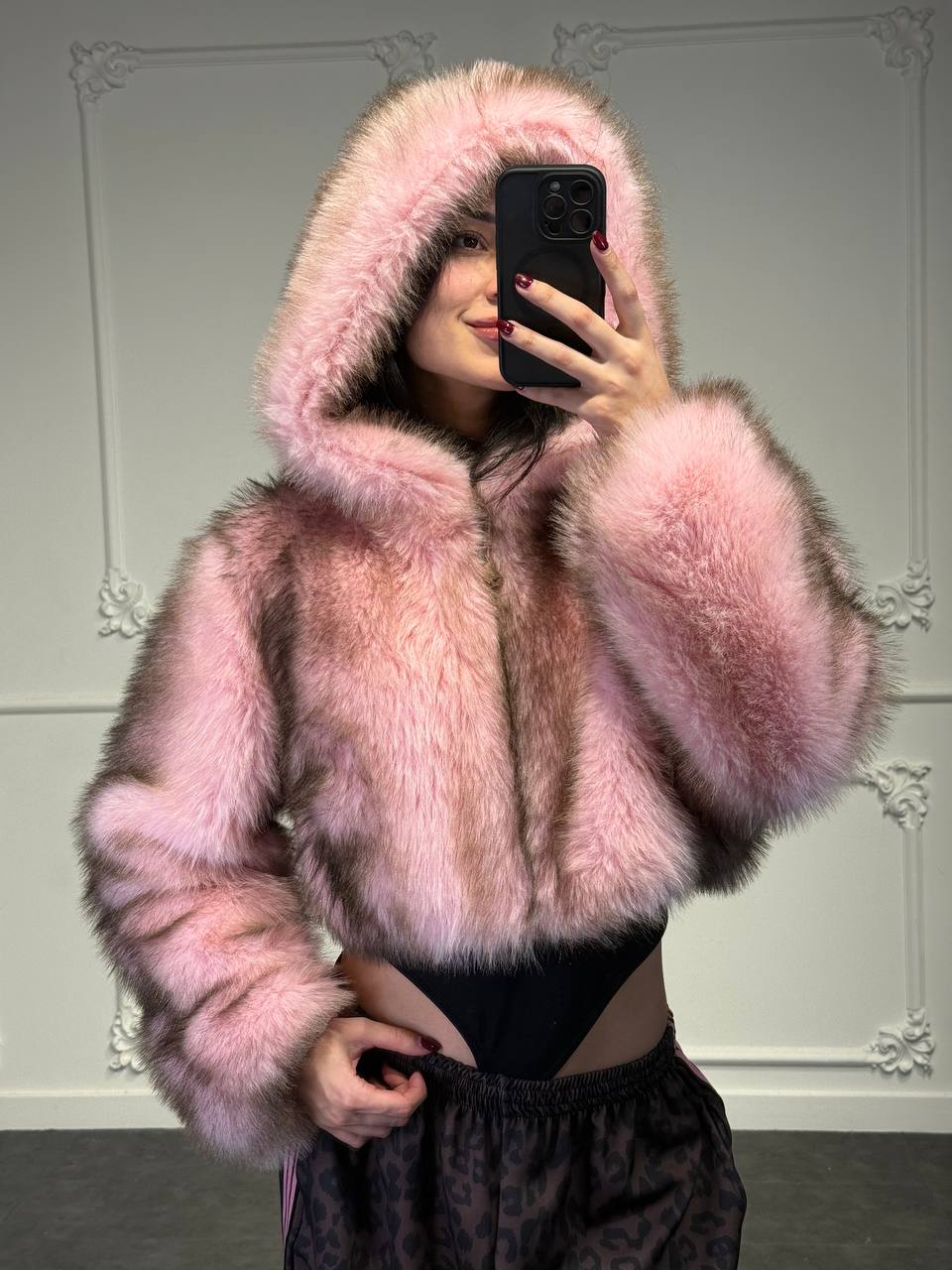 Pelliccia Baby Pink - Dverso Fashion