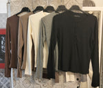 Maglia basic a maniche lunghe